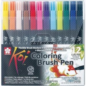 Sakura Koi Coloring Brush Pen – 12stuks