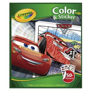 Disney Cars 3 – Kleur- & stickerboek