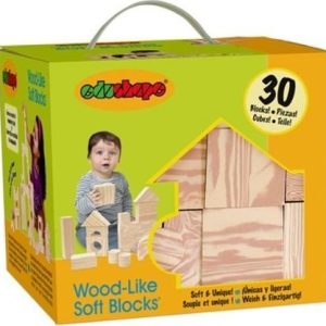 Wood-Like Soft Blocks – 30stuks