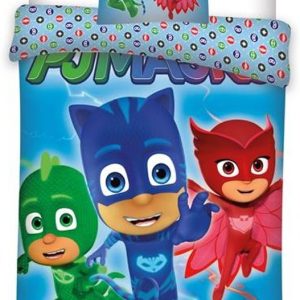 PJ Masks – Dekbedovertrek “It’s time to be a hero” 100% katoen (140x200cm)