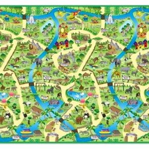 Speelmat Small (100x120cm) Zoo