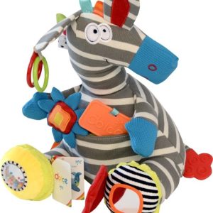 Dolce Toys – Zebra (activiteitenknuffel)