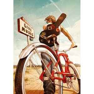 Puzzel (1000stuks) – Bike Art Music Ride