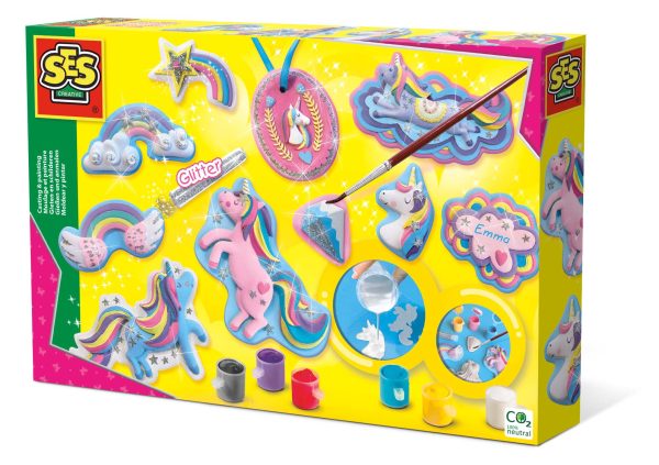 SES Creative Gieten en schilderen - Eenhoorns