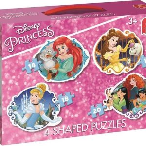 Vormenpuzzel 4-in-1 – Disney Princess