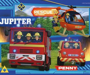 Puzzel (2x24stuks) – Brandweerman Sam – Waterloop met Sam