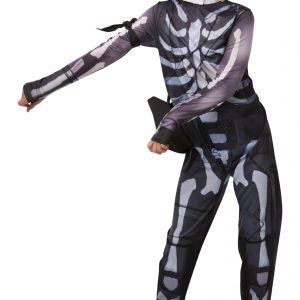 Kostuum Fortnite Tween Skull Trooper jumpsuit