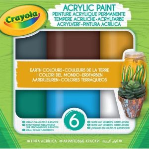 Acryl verf Aarde tinten – 6stuks