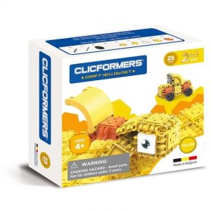 Clicformers – Craft Set Geel 2-in-1 (25stuks)