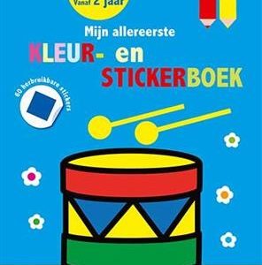 Mijn allereerste kleur- en stickerboek – Trommel (2+)