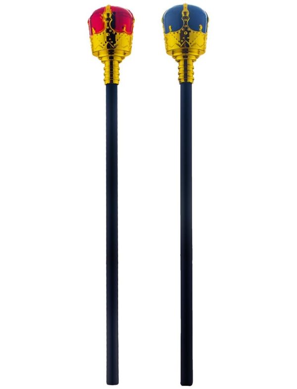 Scepter Koning 48cm - rood - 1 exemplaar