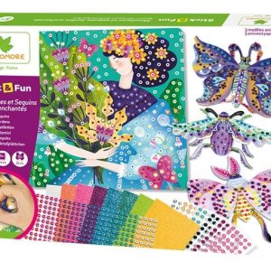 Stick & Fun – Betoverde tuinen (5 mozaïeken/pailletten) 2000stuks