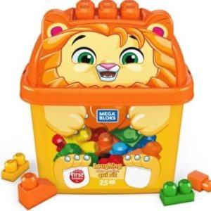 Mega Bloks First Builders – 25stuks (bouwemmer leeuw)