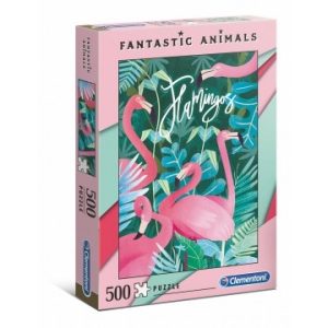 Puzzel (500stuks) Fantastic Animal – Flamingo