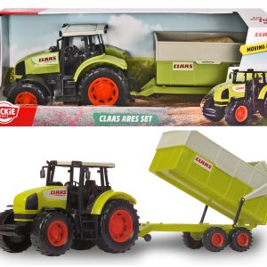 Tractor Claas met aanhangwagen – 57cm