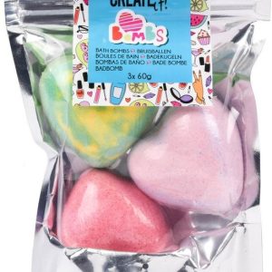 Create It! Bruisbal Hart (multicolour) – 3-pack