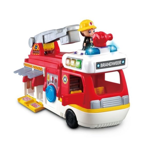 Vrolijke Vriendjes - 2 in 1 Brandweerwagen - Afbeelding 2