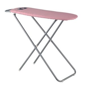 Strijkplank – kroon grijs/roze (70x20x52 cm)