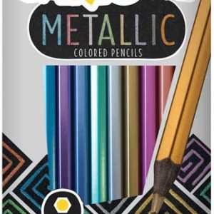 Kleurpotloden “Metallic” – 12stuks in karton etui