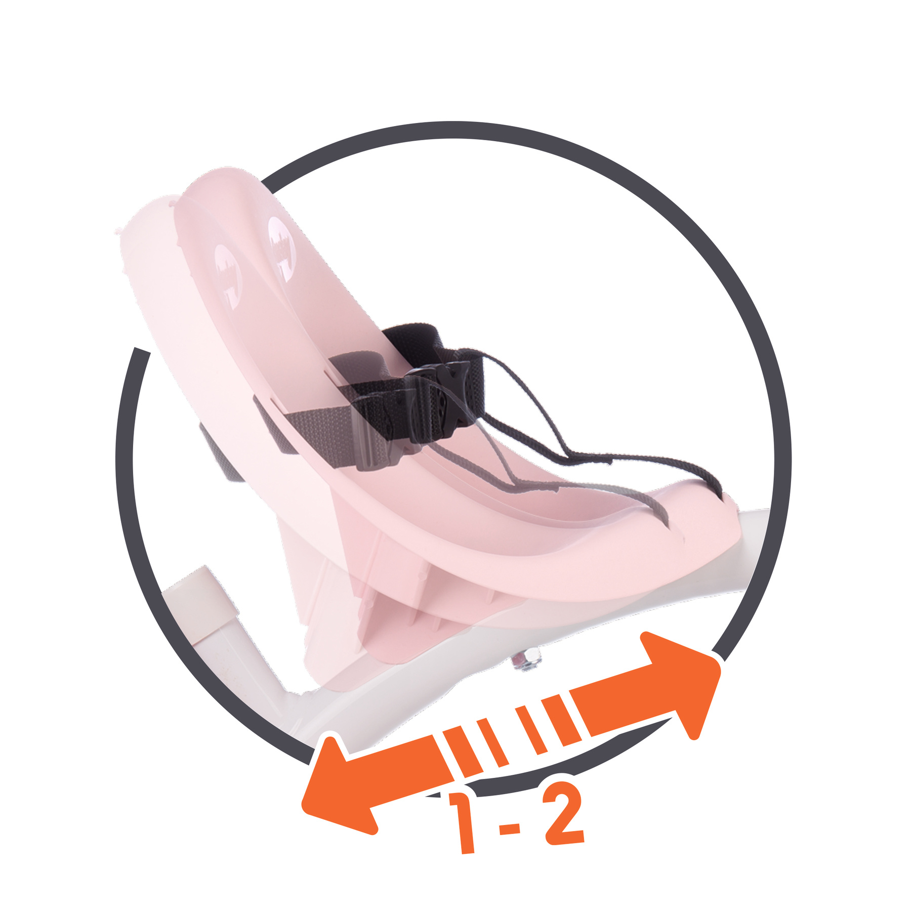 Smoby Driewieler Be Move Comfort - roze - Afbeelding 4