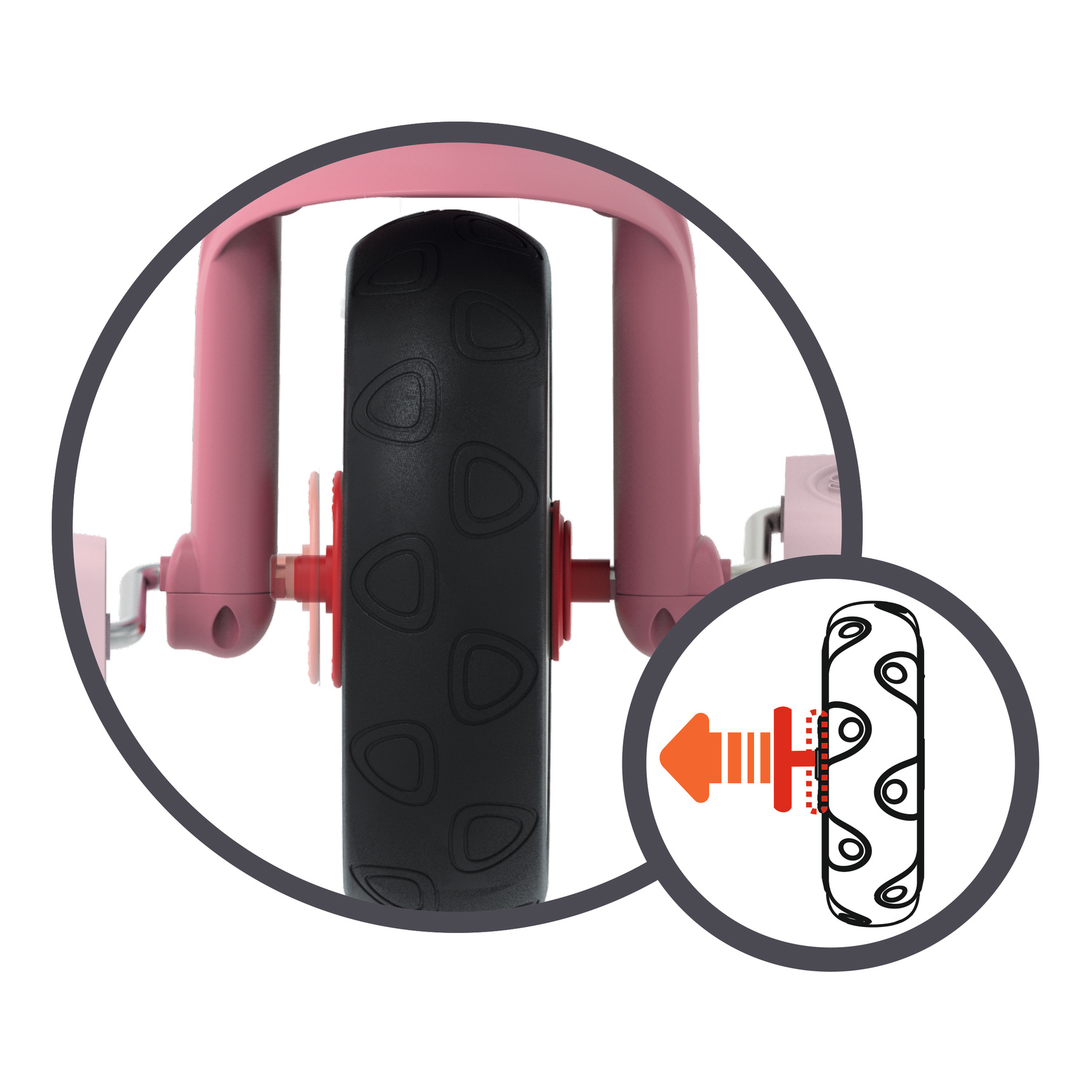 Smoby Driewieler Be Move Comfort - roze - Afbeelding 6