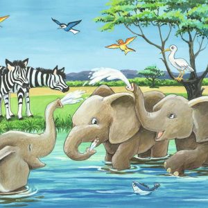 Puzzel (2x12stuks) – Jonge dieren uit de hele wereld