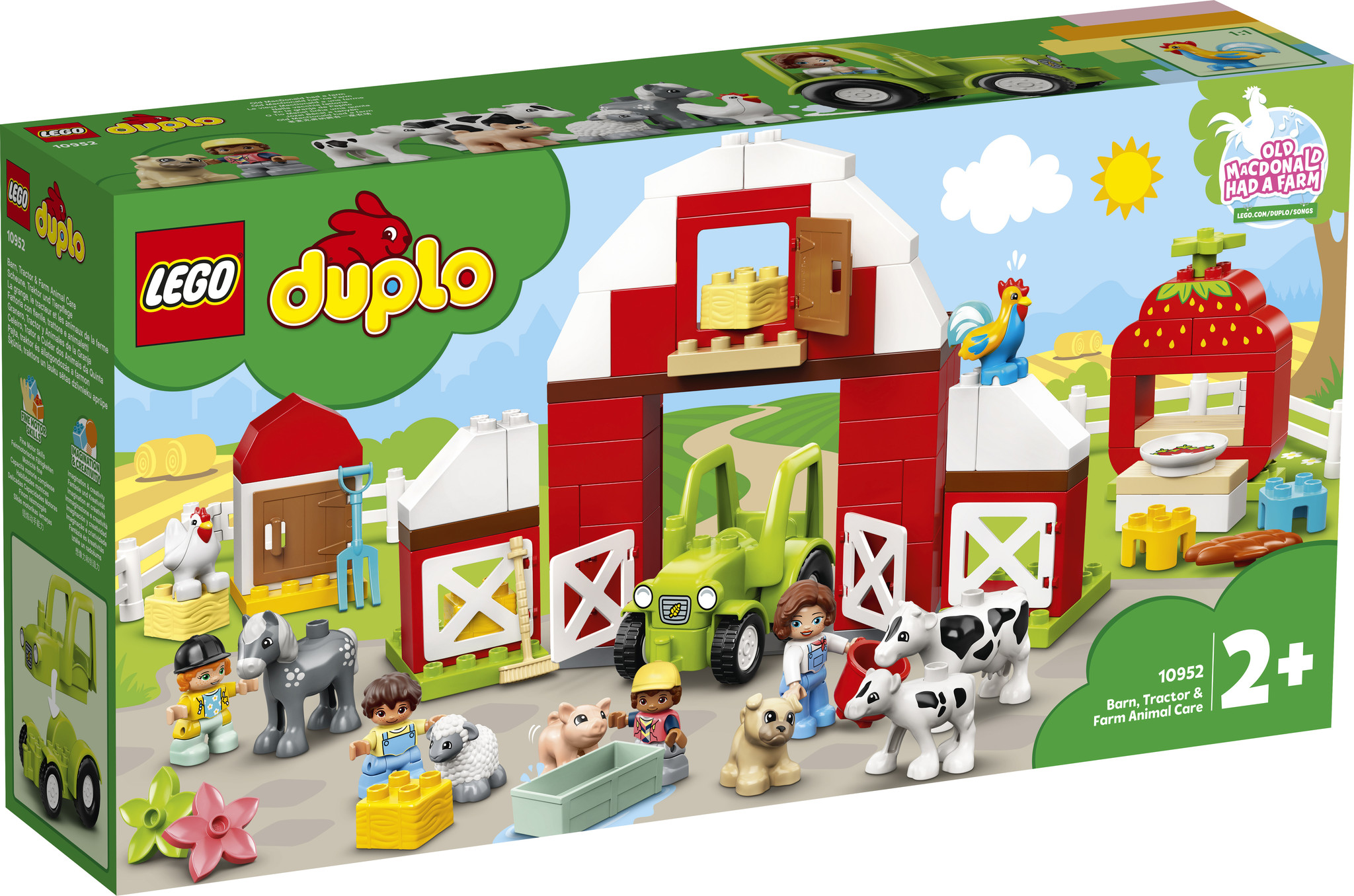 LEGO DUPLO Schuur, tractor & boerderijdieren verzorgen - 10952
