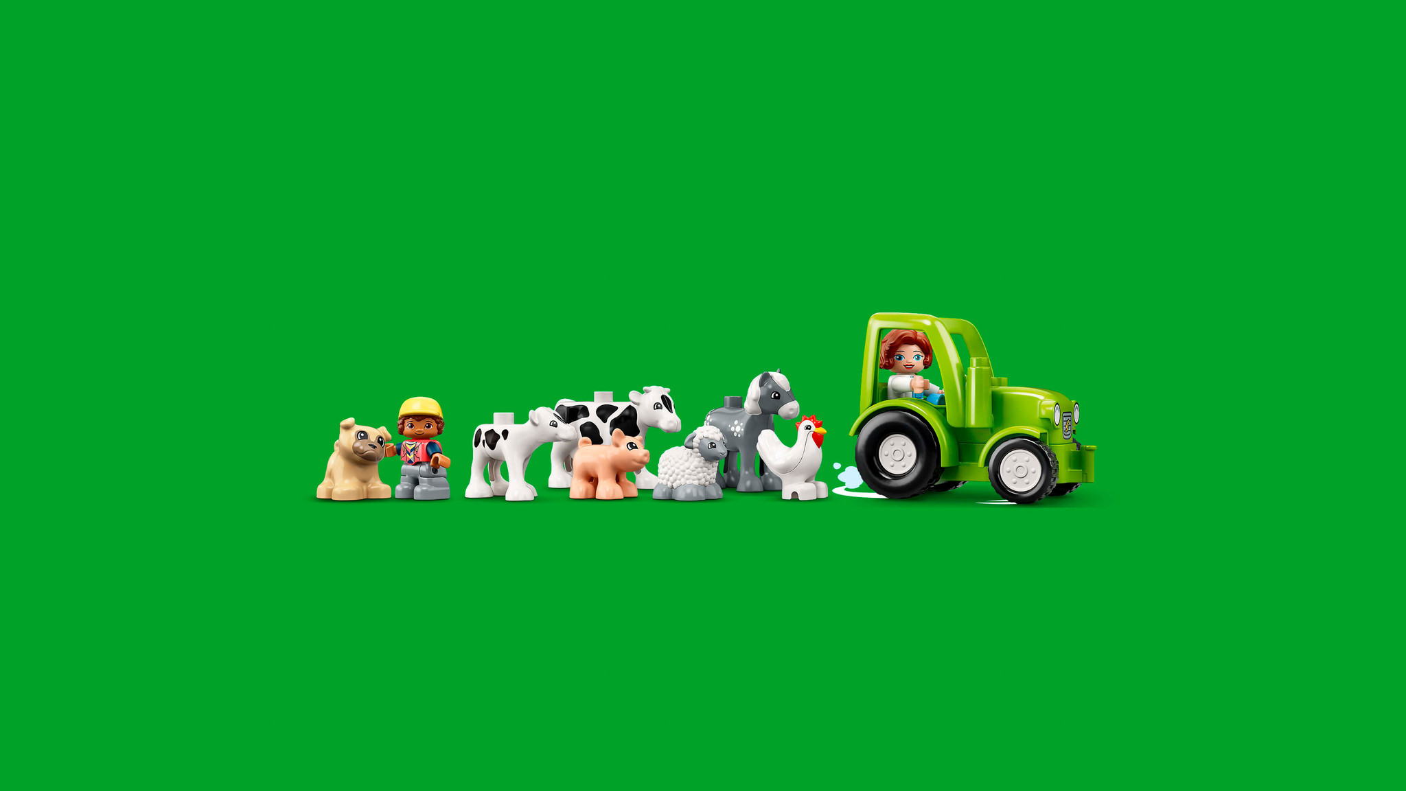 LEGO DUPLO Schuur, tractor & boerderijdieren verzorgen - 10952 - Afbeelding 5