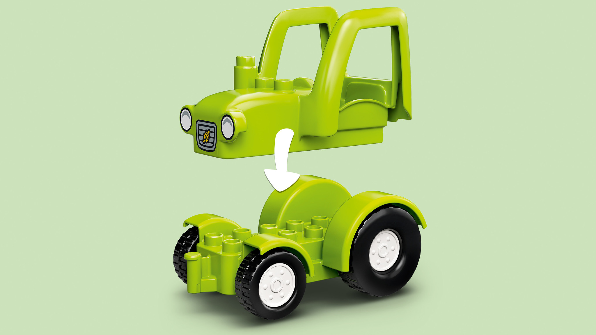 LEGO DUPLO Schuur, tractor & boerderijdieren verzorgen - 10952 - Afbeelding 7