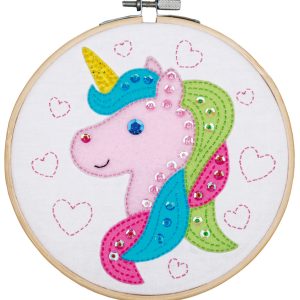 Knutselkit met vilt – Eenhoorn