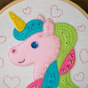 Knutselkit met vilt – Eenhoorn