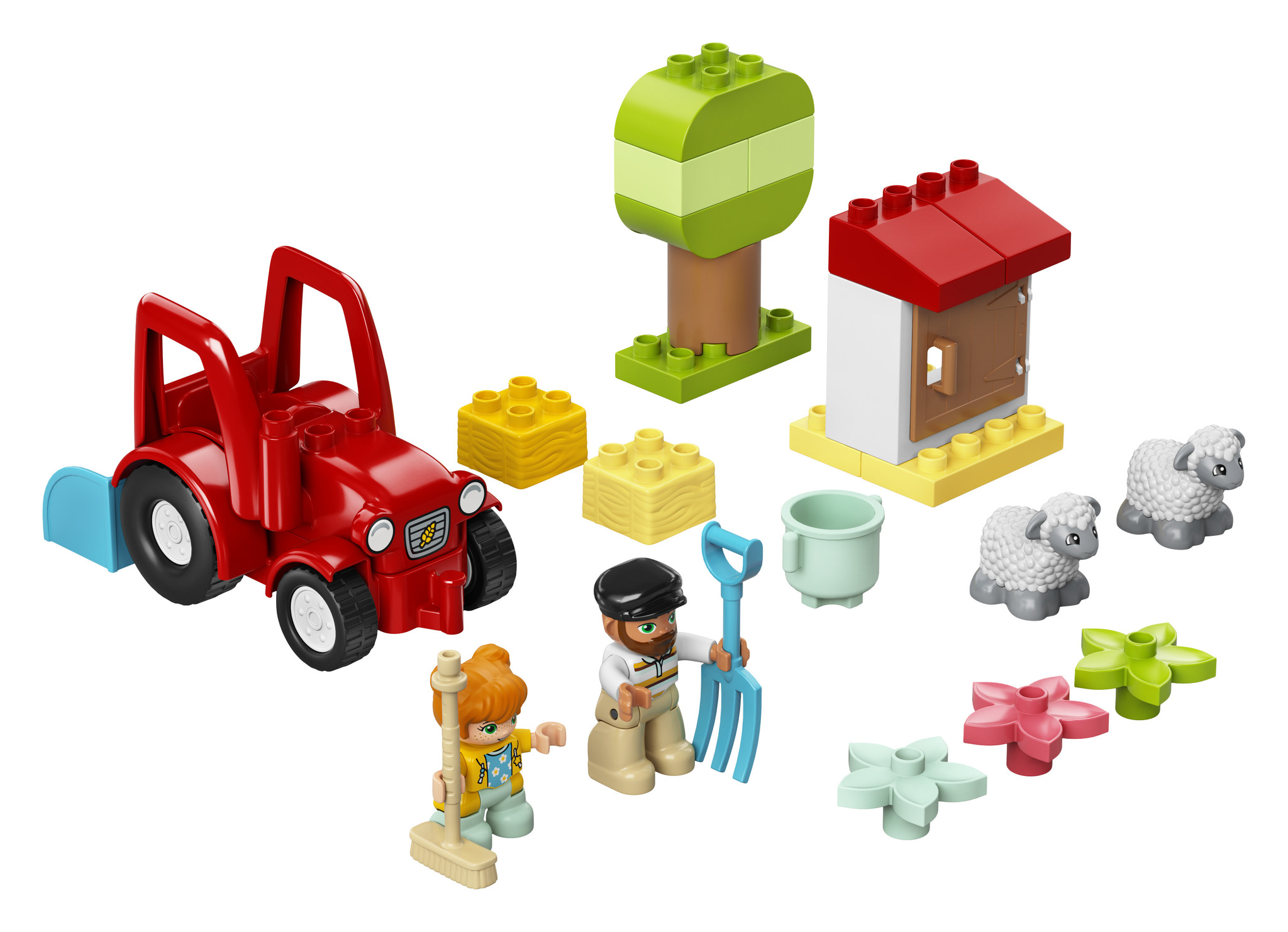 LEGO DUPLO Landbouwtractor en dieren verzorgen - 10950 - Afbeelding 2
