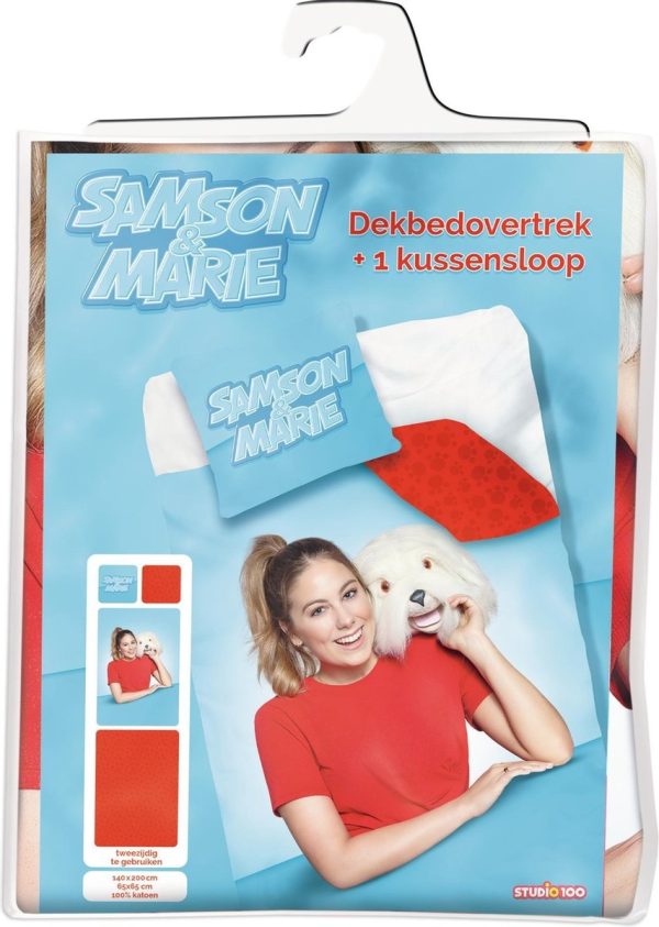 Samson & Marie - Dekbedovertrek 100% katoen (140x200cm) - Afbeelding 2