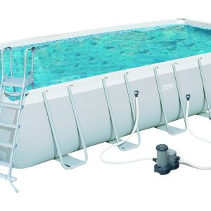 Bestway Power Steel Rectangular Frame Pool Set (732x366x132cm)