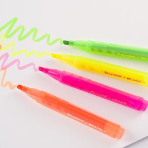 Bruynzeel Markeerstift Highlighter Neon – 4stuks