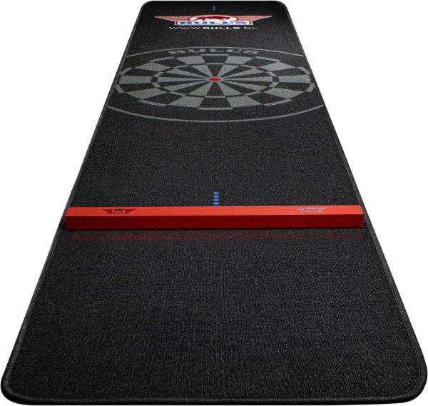 Carpet Dartmat met Oche 65x300cm - Black/Black - Afbeelding 3