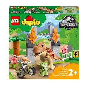LEGO DUPLO T-rex en Tricratops dinosaurus ontsnapping – 10939