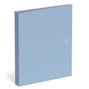 Ringband QC Colour PP/A4 met 2 ringen – skyway blue