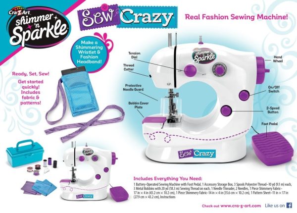 Shimmer 'n Sparkle - Sew Crazy Fashion naaimachine - Afbeelding 5