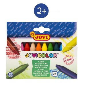 JOVI Waskrijtjes (rond) – Etui (karton) 12stuks
