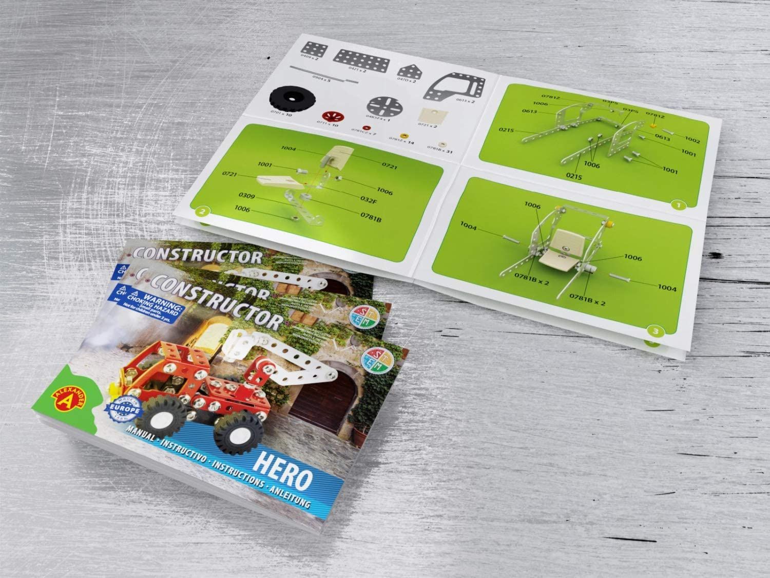 Constuctor - Racewagen Bolid (201stuks) - Afbeelding 4