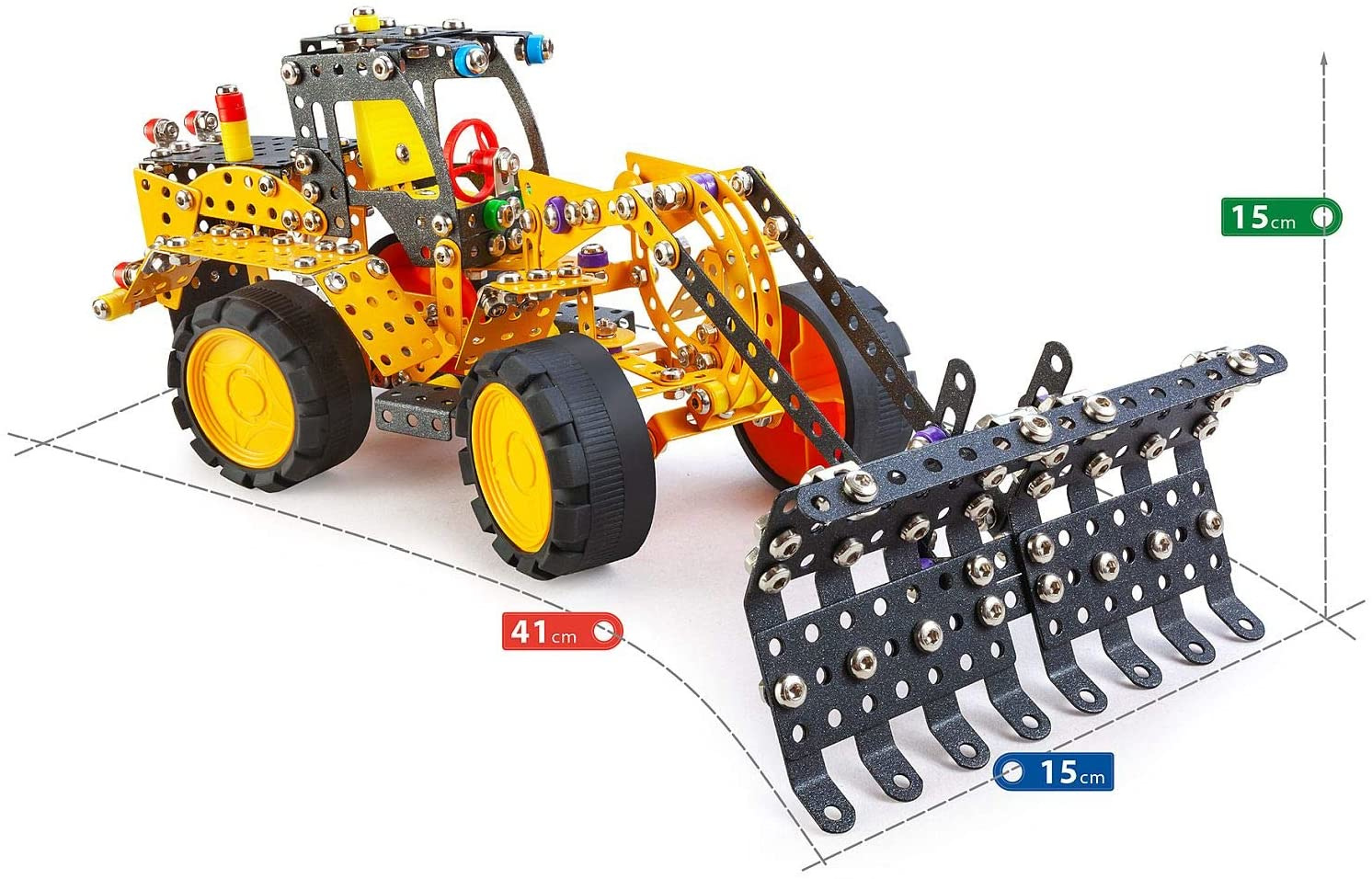 Constructor PRO - Wiellader Scratch (813stuks) - Afbeelding 4