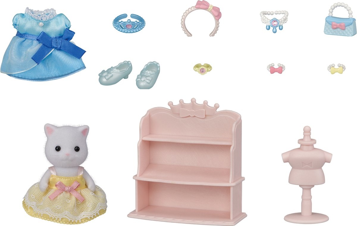 Sylvanian Families - Prinses verkleedset (Perzische Kat meisje) - Afbeelding 2