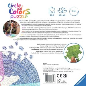 Puzzel (500stuks) – Circle of Colors – Mandala