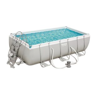 Bestway Power Steel Rectangular Pool Set 404x201x100cm