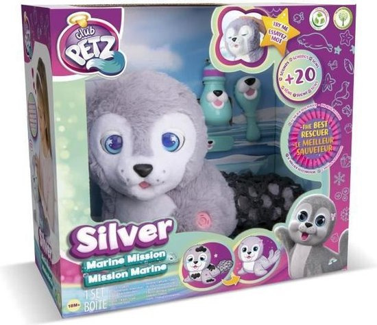 Club Petz - Silver Marine Mission (interactieve knuffel) - Afbeelding 2