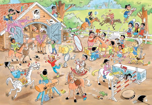 Jan van Haasteren Junior 12 - De Manege (360stuks) - Afbeelding 2