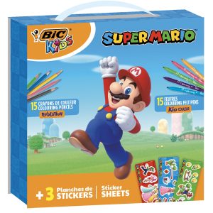 BIC Kids – Super Mario coloring case 30stuks