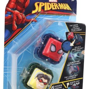 Marvel Spider-Man Battle Cubes – Battle Set Dr. Octopus Vs Metallic Spider-