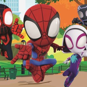 Puzzel Double Face (104stuks) – Marvel Spidey and his Amazing Friends